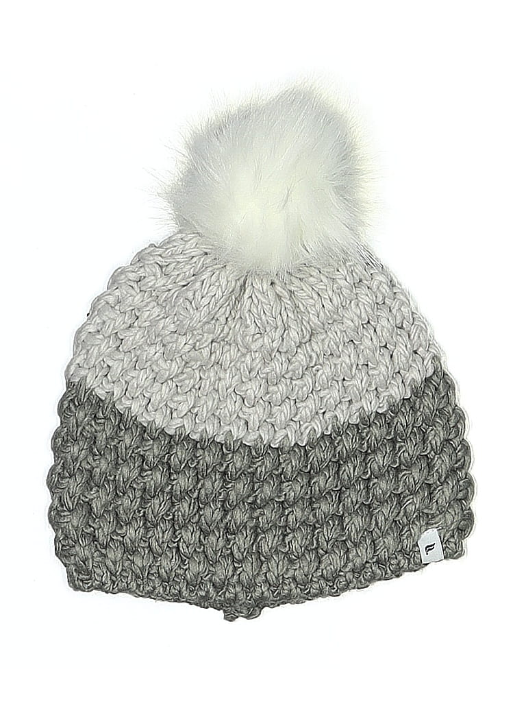 Pre-owned Fabletics Beanie Hat In Gray