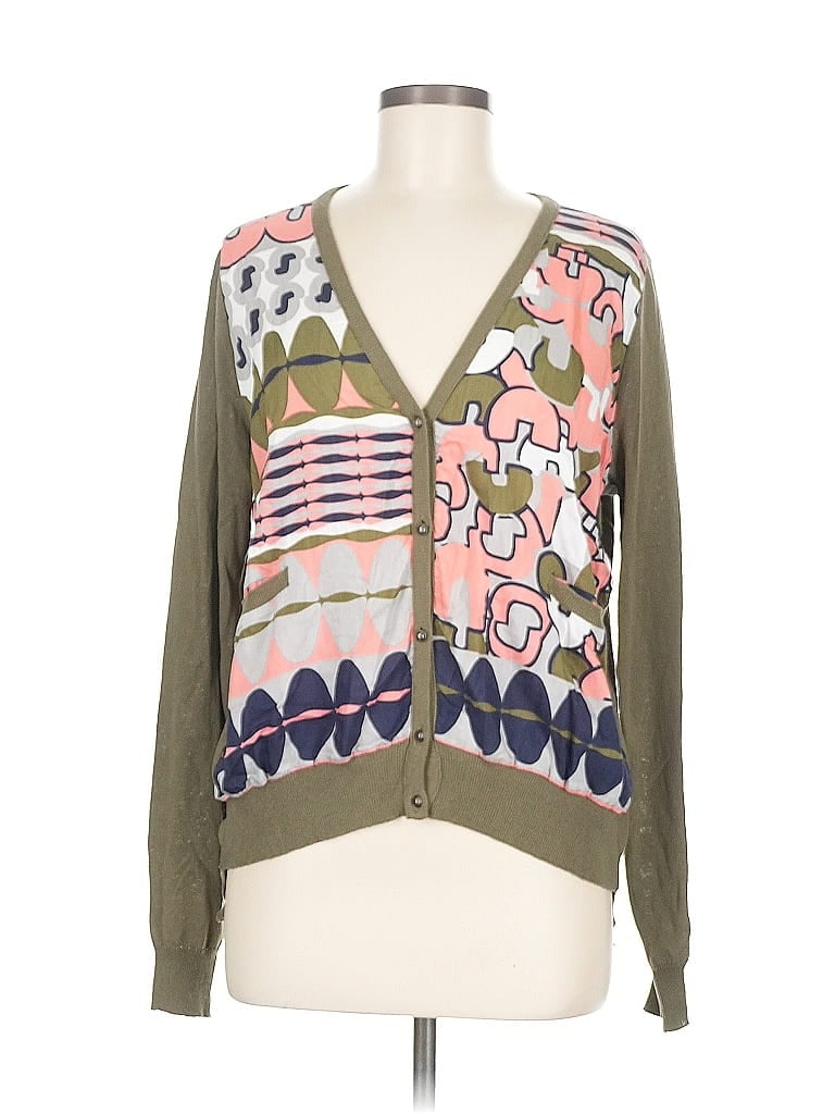 Pre-owned Alysi Cardigan Sweater In Green