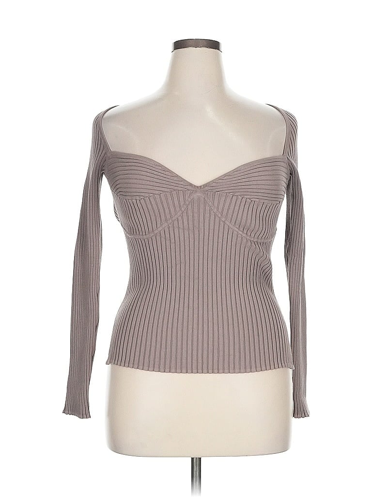 Pre-owned Simkhai Cardigan Sweater In Gray