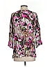 Bitte Kai Rand 100% Viscose Floral Pink 3/4 Sleeve Blouse Size S - photo 2