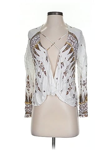 Silence and Noise 3/4 Sleeve Blouse (view 1)