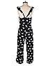 Ann Taylor LOFT 100% Rayon Polka Dots Black Jumpsuit Size 2 - photo 2