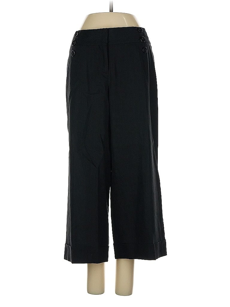 Pre-owned Classiques Entier Linen Pants In Black