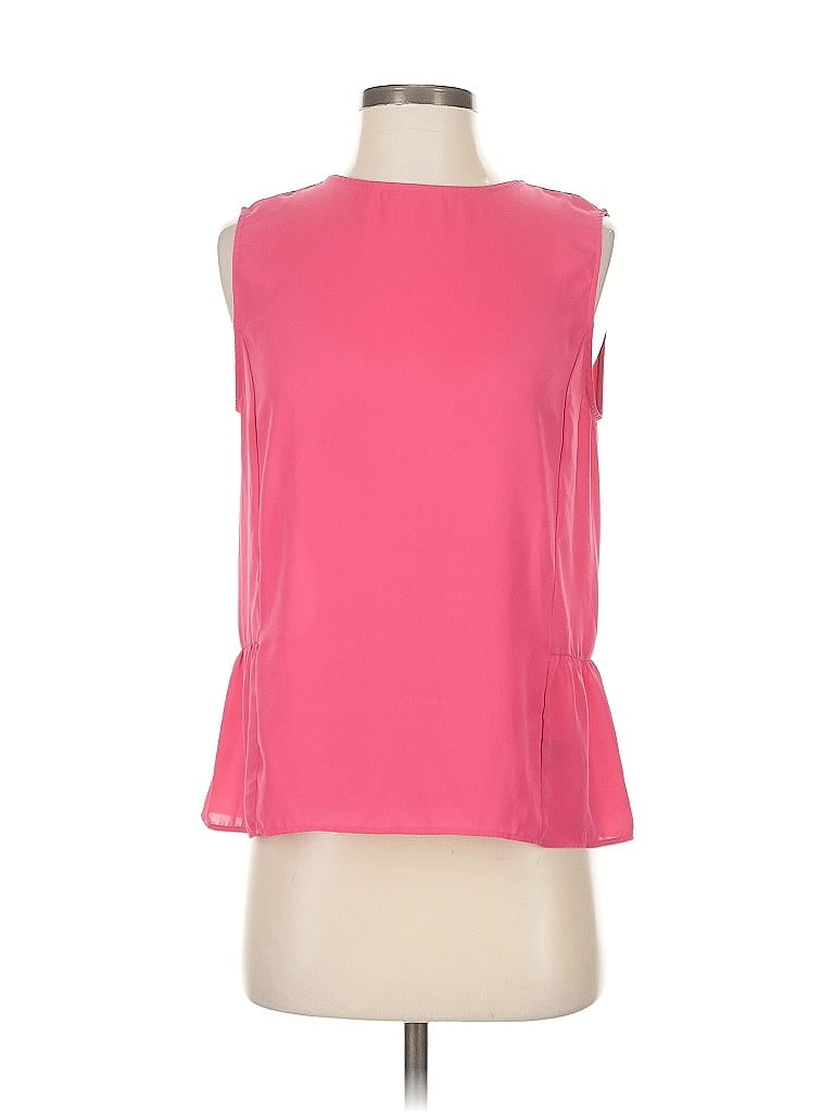 Pre-owned The Limited Sleeveless Top Pink Boatneck Tops