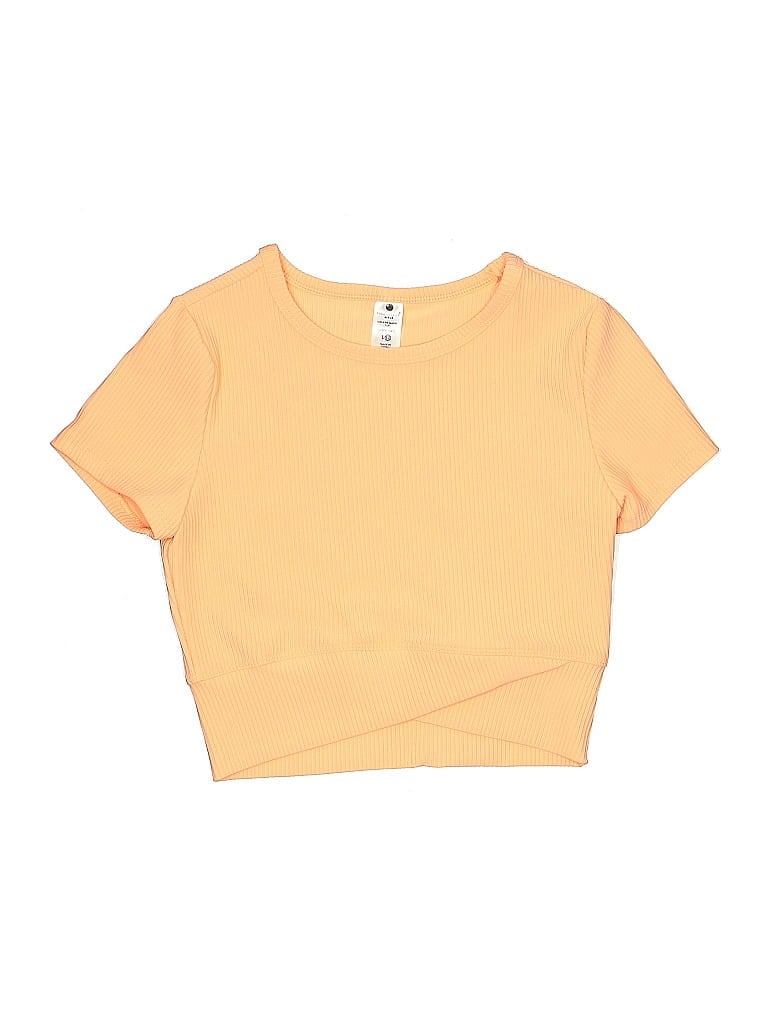 Pre-owned Yogalicious Kids' Short Sleeve T-shirt In Orange