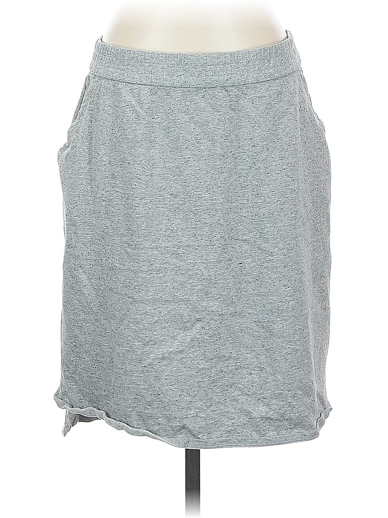 Pre-owned Eileen Fisher Casual Skirt In Gray
