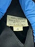 Unbranded 100% Silk Solid Black Long Sleeve Silk Top Size 4 - photo 7