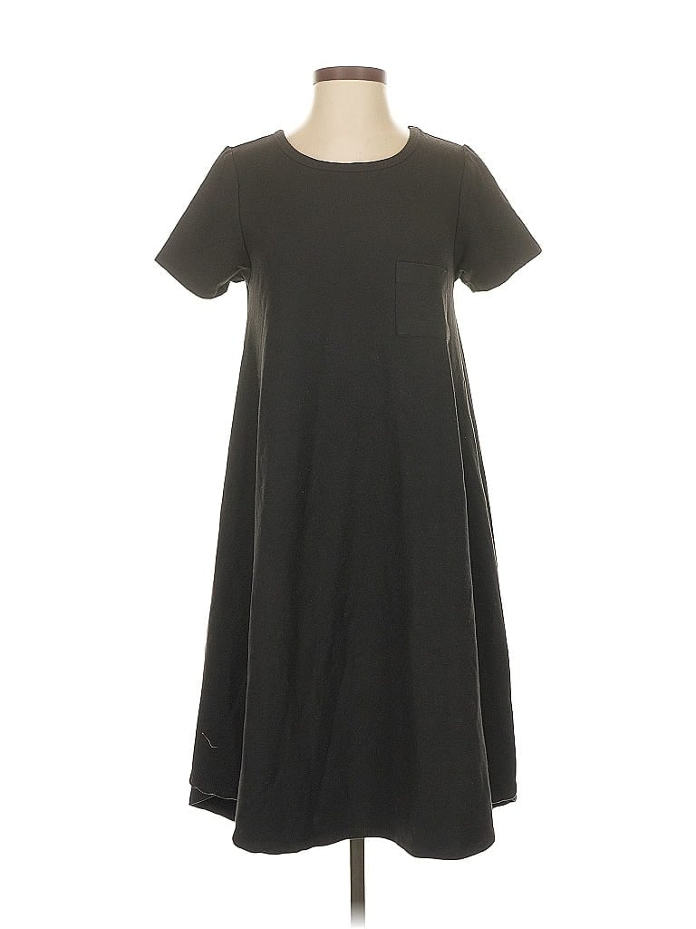 Pre-owned Lularoe Casual Dress In Black