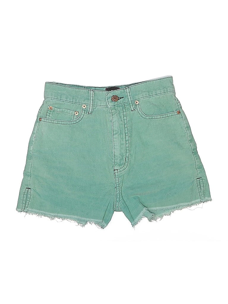 Pre-owned Bdg Denim Shorts In Green