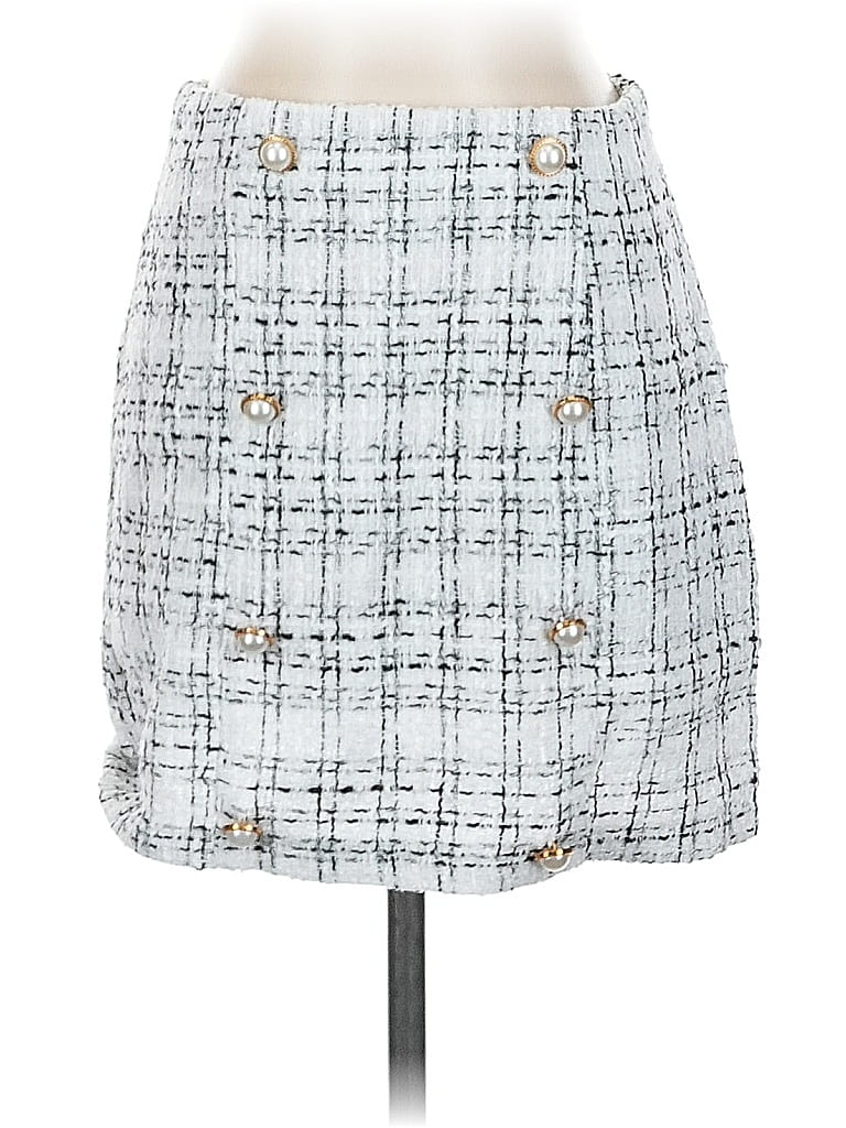 Pre-owned Shein Casual Skirt In Gray