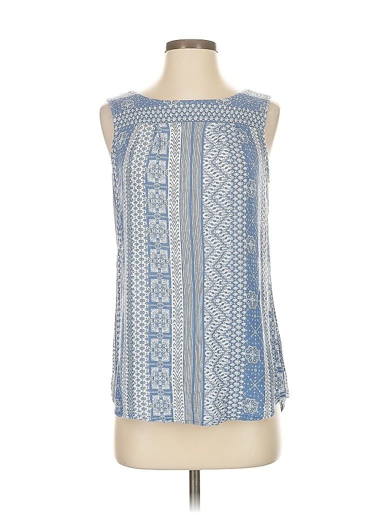 Pre-owned Bobeau Sleeveless Blouse In Blue