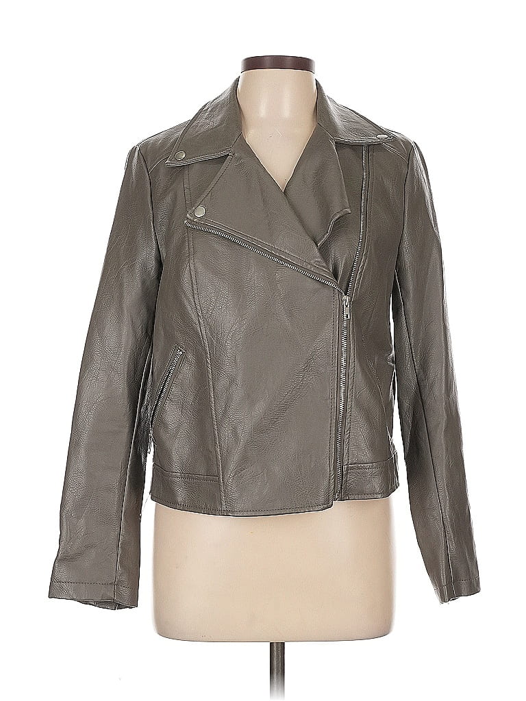 Pre-owned Forever 21 Jacket In Gray