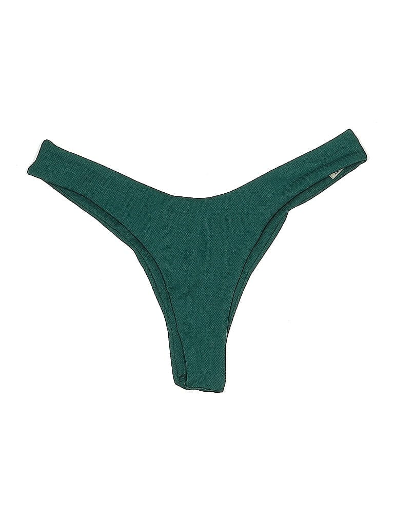 Pre-owned Zaful Swimsuit Bottoms In Green