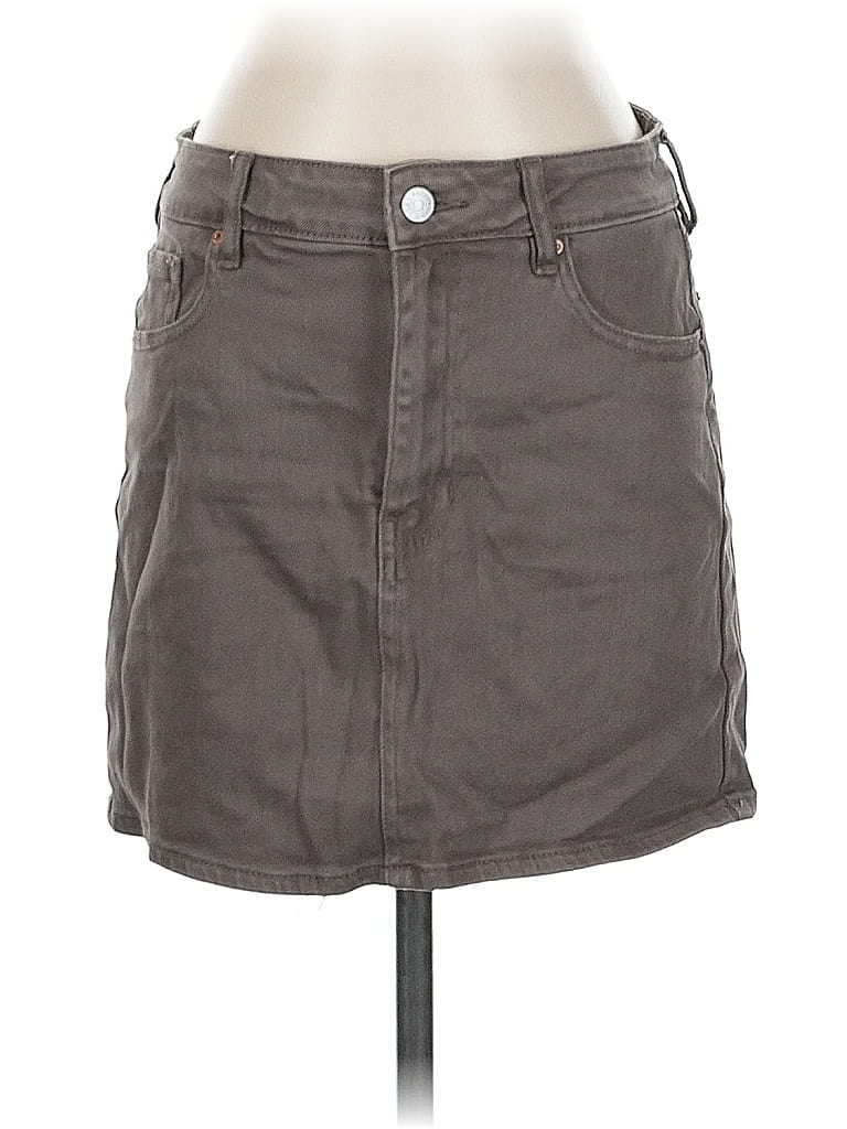Click to view more detailed imagery on our partner's website Pre-owned Pacsun Denim Skirt In Gray