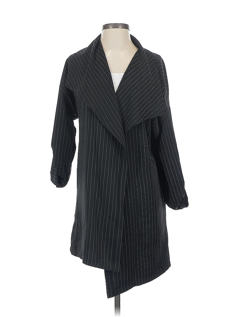 Pre-owned Max Studio Kimono In Gray