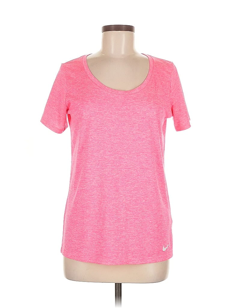 Pre-owned Nike Active T-shirt In Pink