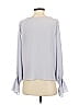 Vince Camuto Gray Blue 3/4 Sleeve Blouse Size XS - photo 2