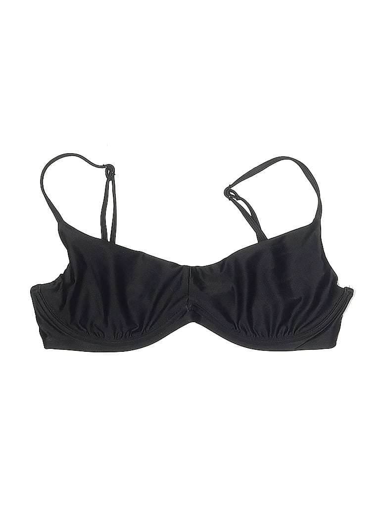 Pre-owned Unbranded Swimsuit Top Black Swimwear