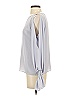 Vince Camuto Gray Blue 3/4 Sleeve Blouse Size XS - photo 5