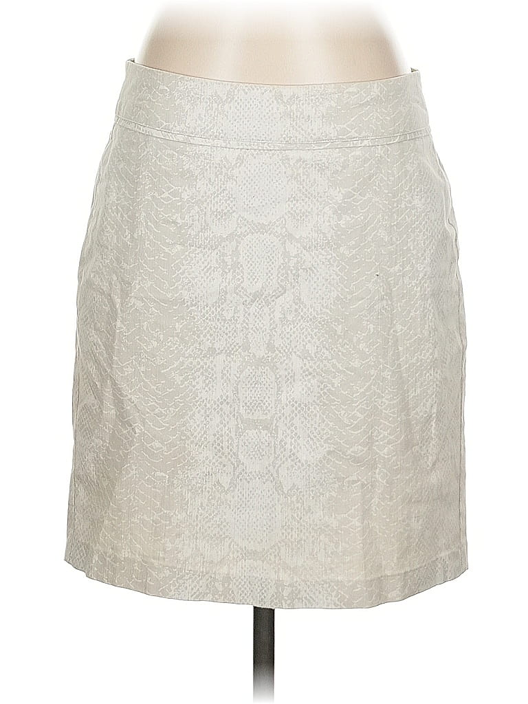 Click to view more detailed imagery on our partner's website Pre-owned Ecru Formal Skirt In Brown