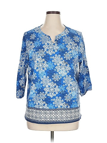 Alfred Dunner 3/4 Sleeve T-Shirt (view 1)