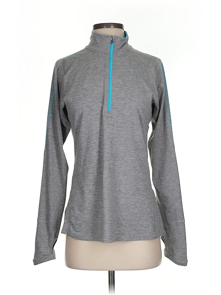 Pre-owned Nike Long Sleeve T-shirt In Gray