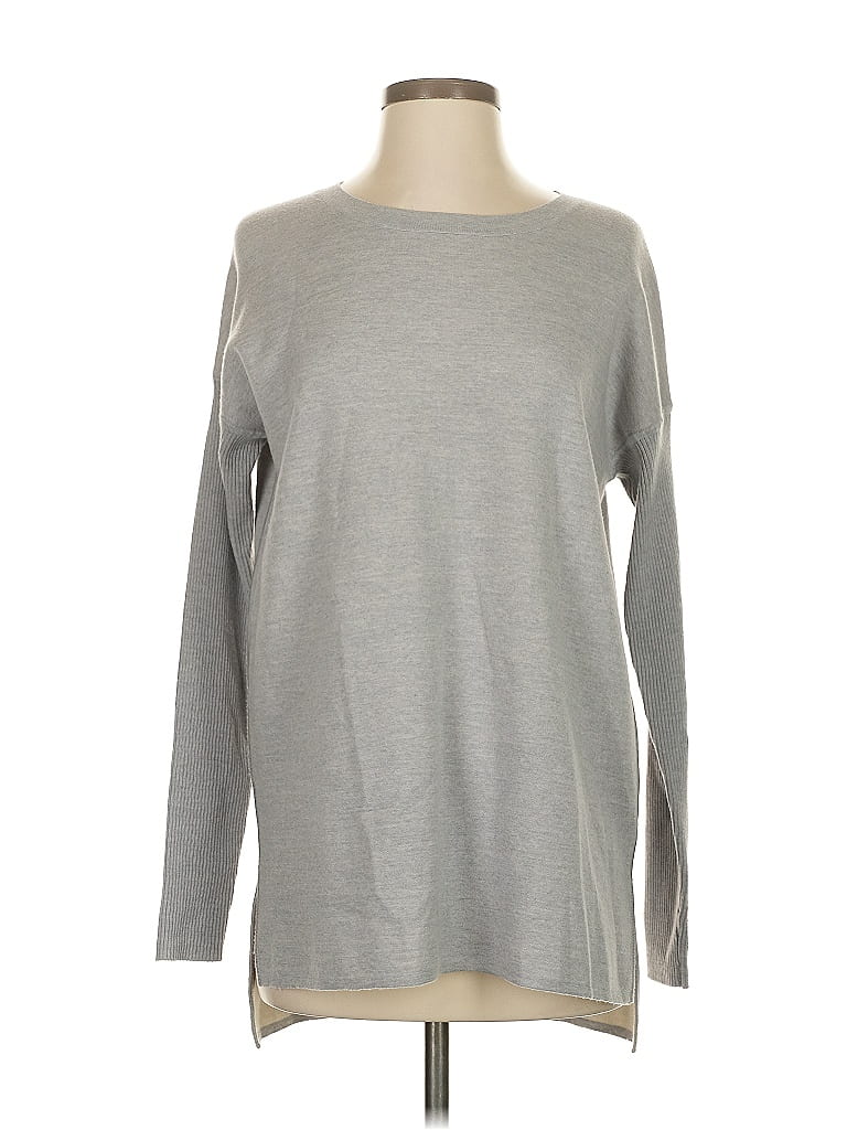 Pre-owned Vince Wool Pullover Sweater In Gray