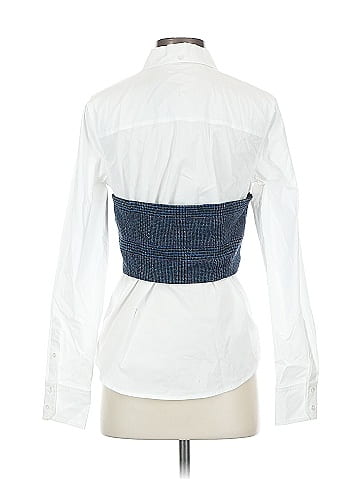 Veronica Beard Long Sleeve Button-Down Shirt (view 2)