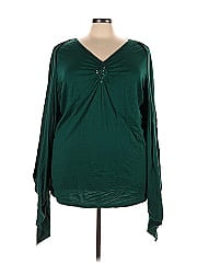 Woman Within Long Sleeve Blouse