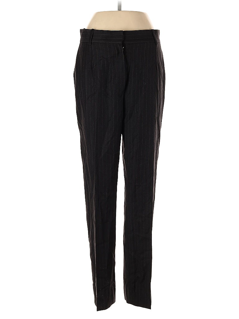 Pre-owned Yves Saint Laurent Rive Gauche Wool Pants In Black
