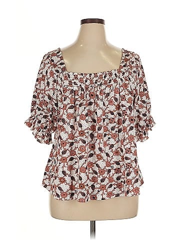 MELLODAY Short Sleeve Blouse (view 1)