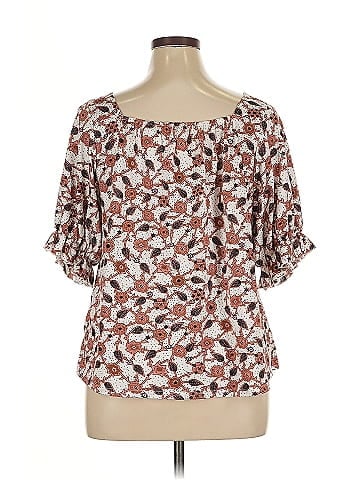 MELLODAY Short Sleeve Blouse (view 2)
