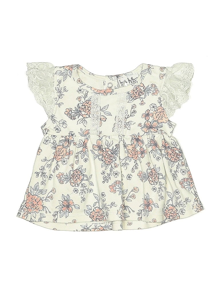 Click to view more detailed imagery on our partner's website Pre-owned Nicole Miller Babies' Short Sleeve Blouse In White