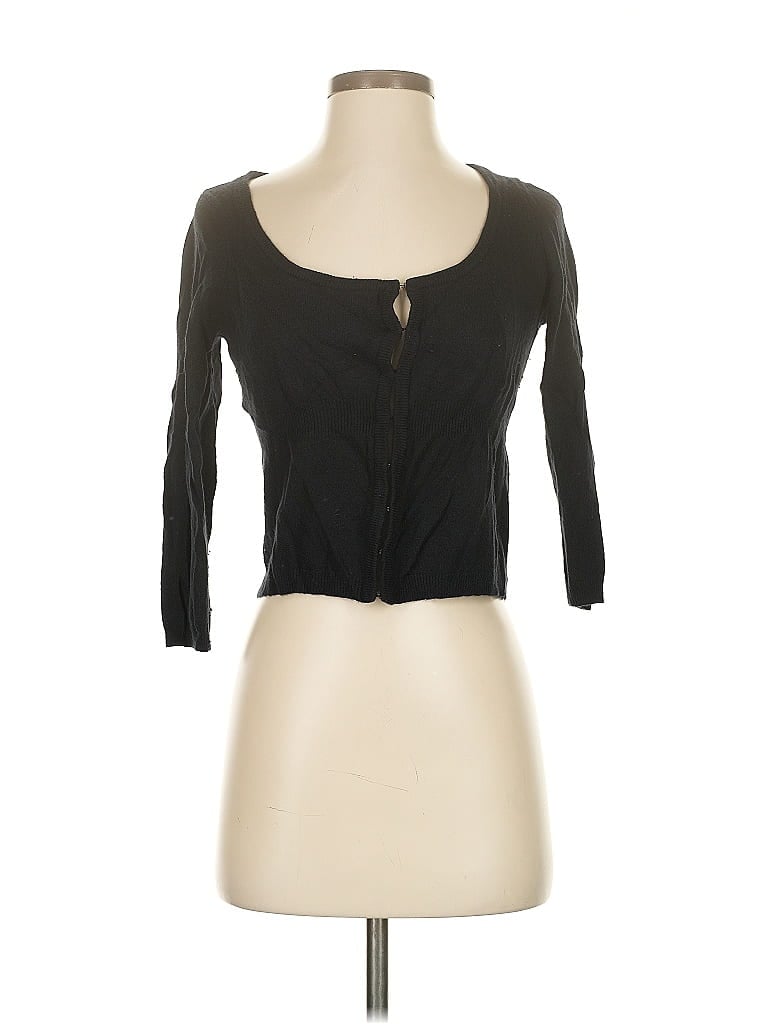 MOTH Pre-owned Cardigan Sweater In Black