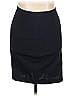 BOSS by HUGO BOSS Solid Black Blue Wool Skirt Size 12 - photo 1