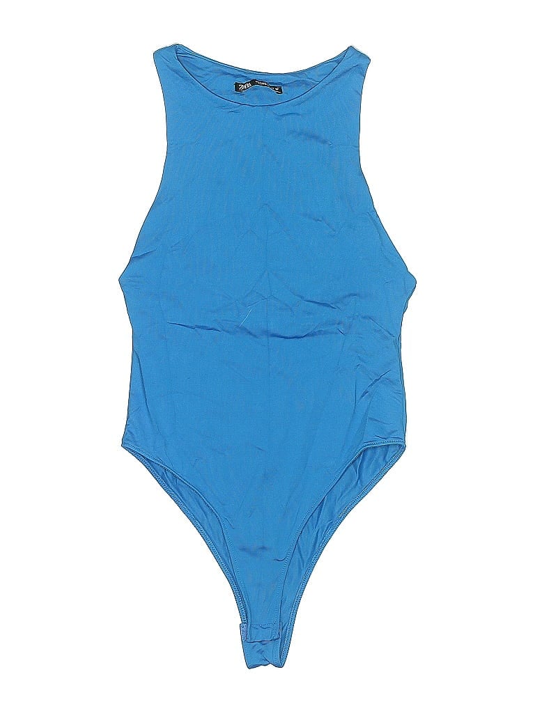 Pre-owned Zara Bodysuit In Blue