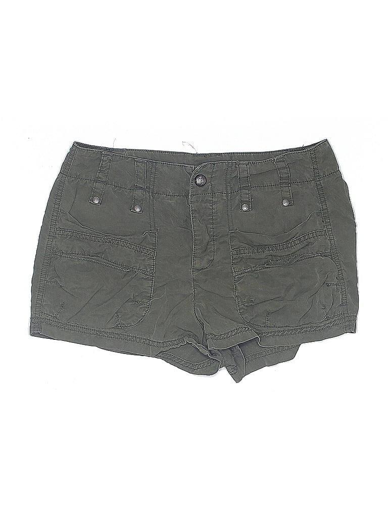 Pre-owned Free People Khaki Shorts In Green