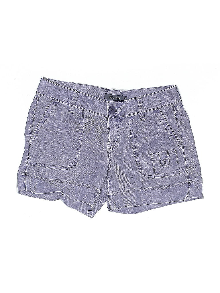 Pre-owned Level 99 Denim Shorts In Purple