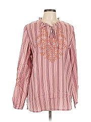 Logo By Lori Goldstein Long Sleeve Blouse