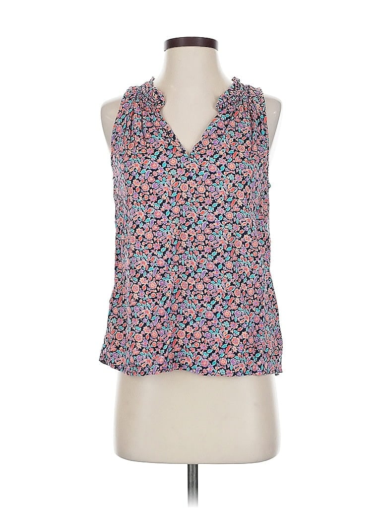 Pre-owned Gap Sleeveless Blouse In Blue