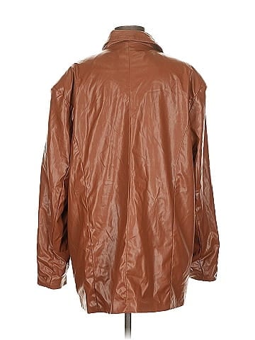 PrettyLittleThing Faux Leather Jacket (view 2)