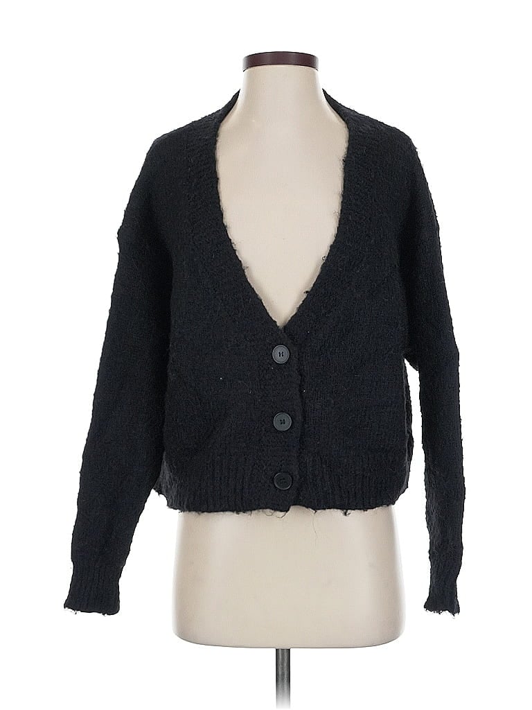 NASTY GAL INC. Pre-owned Cardigan Sweater In Black