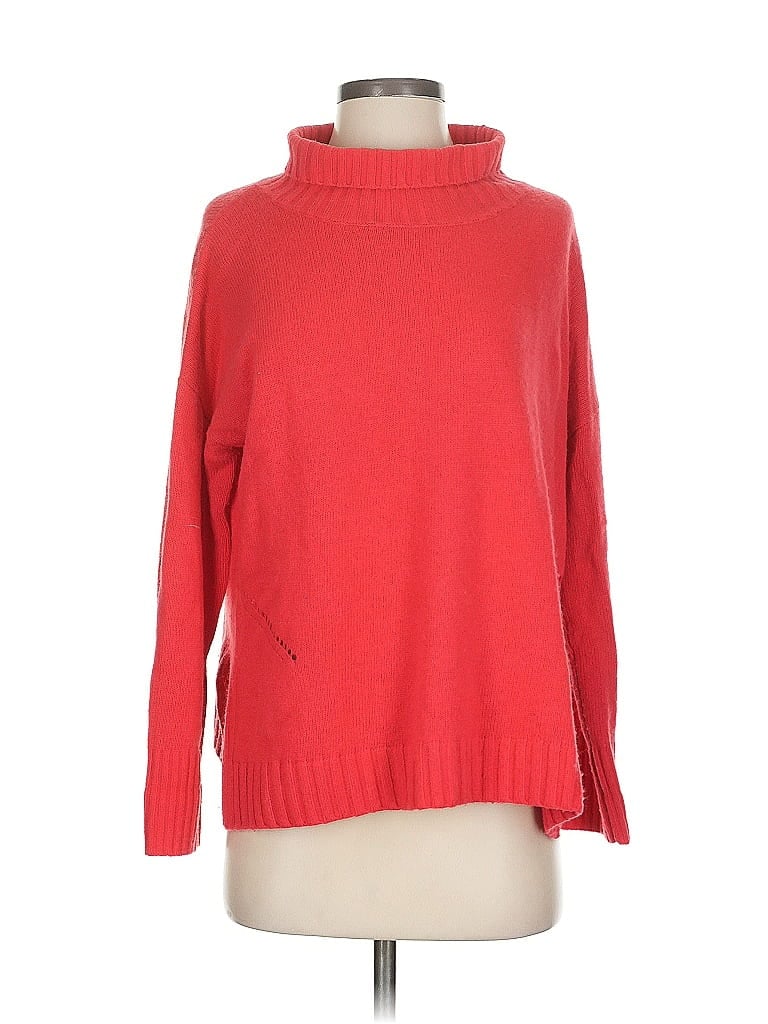 Pre-owned Charli Turtleneck Sweater In Red