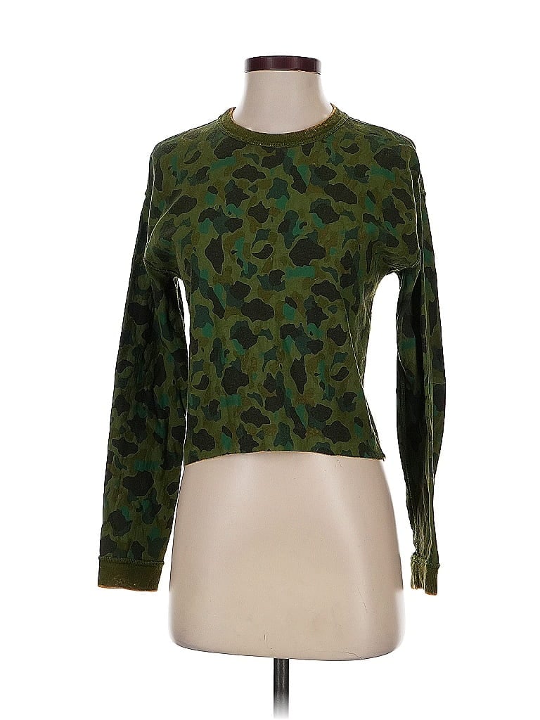 Pre-owned Out From Under Cardigan Sweater In Green