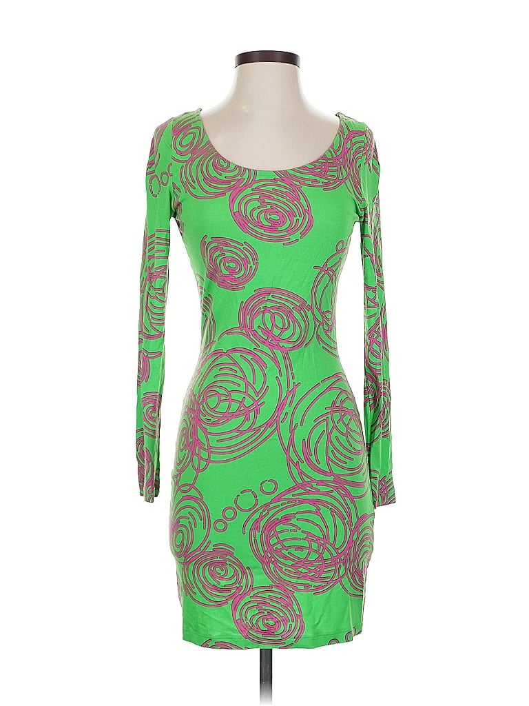 Pre-owned Venus Cocktail Dress In Green