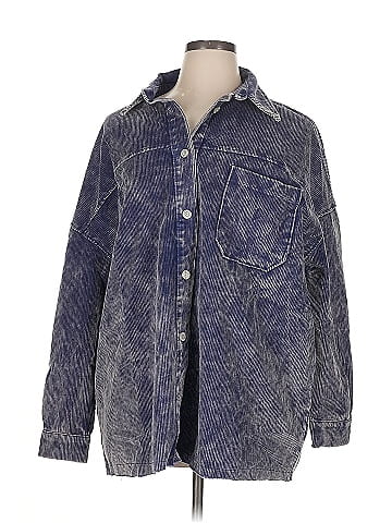Zenana Long Sleeve Button-Down Shirt (view 1)
