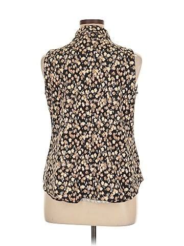 Isaac Mizrahi LIVE! Sleeveless Button-Down Shirt (view 2)