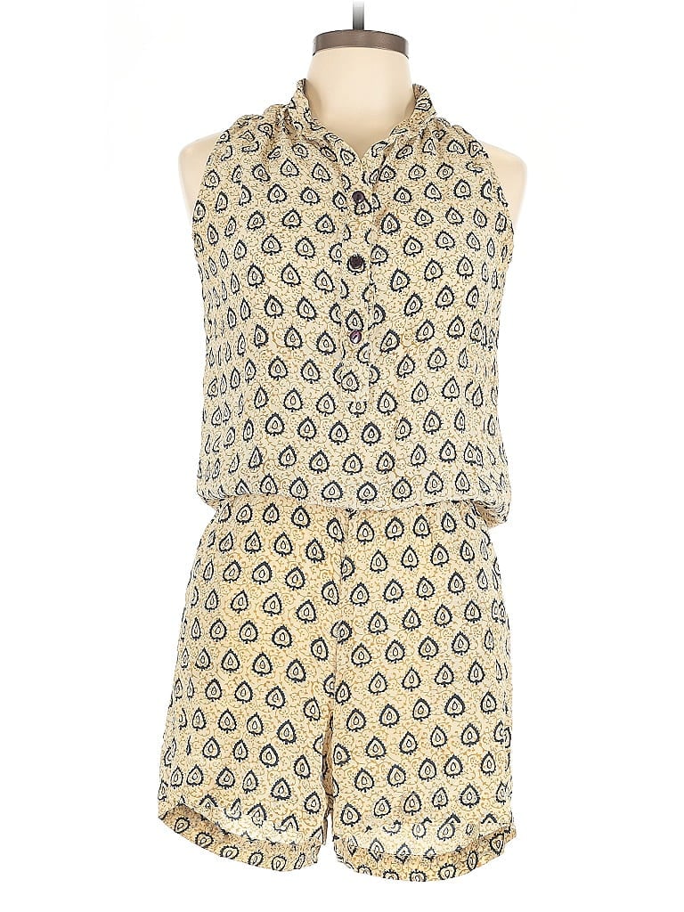 Pre-owned Tolani Romper In Brown