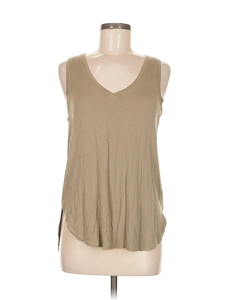 Pre-owned Double Zero Sleeveless T-shirt In Brown