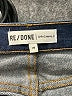 RE/DONE Chevron-herringbone Blue Jeans Size 25 waist - photo 7